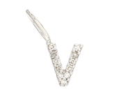 Jewellery - LETTER PENDANT, letter V - View 1