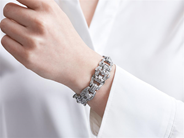 Jewellery - BRACELET platinum, old-- - View 5
