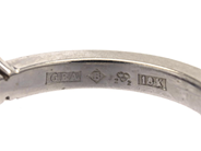 Jewellery - THREE STONE RING, 18K white gold - View 5