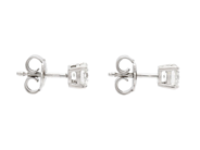 Jewellery - SOLITAIRE EARRINGS, 18K white gold - View 2