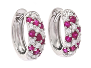 Jewellery - EARRINGS, 18K white gold - View 1