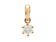 Jewellery - SOLITAIRE PENDANT, 18K gold - View 1