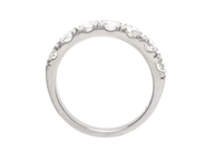 Jewellery - ETERNITY RING, 18K white gold - View 2