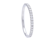Jewellery - ETERNITY RING, 18K white gold - View 1
