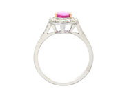 Jewellery - CLUSTER RING, 18K white gold - View 4