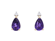 Jewellery - EARRINGS, 18K gold with amethysts 0,73 ctw - View 1