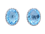 Jewellery - EARRINGS, 18K white gold - View 1