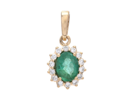 Jewellery - CLUSTER-PENDANT, 18K gold - View 1