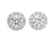 Jewellery - EARRINGS, 18K white gold - View 1