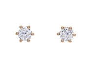 Jewellery - SOLITAIRE EARRINGS, 18K gold - View 1