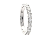 Jewellery - FULL ETERNITY RING, 18K white gold - View 1