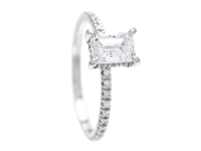 Jewellery - RING, 18K white gold - View 1