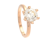 Jewellery - SOLITAIRE RING, 18K gold - View 1