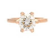 Jewellery - SOLITAIRE RING, 18K gold - View 3