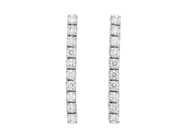 Jewellery - EARRINGS, 18K white gold - View 1
