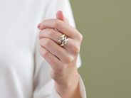 Jewellery - RING, 18K gold/white gold - View 3