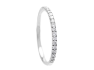 Jewellery - ETERNITY RING, 18K white gold - View 1