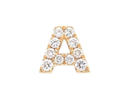 Jewellery - ONE LETTER EARRING, letter A - View 1