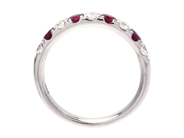 Jewellery - ETERNITY RING, 18K white gold - View 2