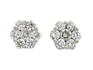 Jewellery - EARRINGS, 18K white gold - View 1