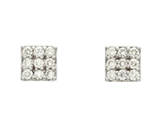 Jewellery - EARRINGS, 18K white gold - View 1