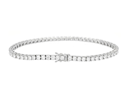 Jewellery - TENNIS BRACELET, 18K white gold - View 2