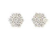 Jewellery - EARRINGS, 18K white gold - View 1