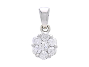 Jewellery - PENDANT, 18K white gold - View 1