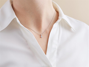 Jewellery - PENDANT, 18K white gold - View 2