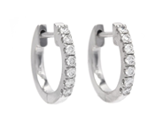 Jewellery - EARRINGS, 18K white gold - View 1