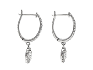 Jewellery - EARRINGS, 18K white gold - View 2