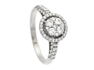 Jewellery - RING, 18K white gold - View 1