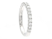 Jewellery - ETERNITY RING, platinum - View 1