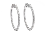 Jewellery - EARRINGS, 18K white gold - View 1