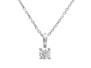 Jewellery - PENDANT/CHAIN, 18K white gold - View 1