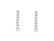 Jewellery - EARRINGS, 18K white gold - View 1