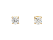 Jewellery - SOLITAIRE EARRINGS, 18K gold - View 1