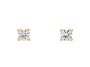 Jewellery - SOLITAIRE EARRINGS, 18K gold - View 1