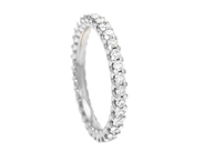 Jewellery - FULL ETERNITY RING, 18K white gold - View 1