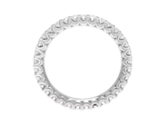 Jewellery - FULL ETERNITY RING, 18K white gold - View 2