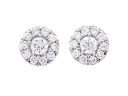 Jewellery - EARRINGS, 18K white gold - View 1