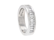 Jewellery - ETERNITY RING, 18K white gold - View 1