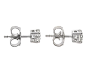 Jewellery - SOLITAIRE EARRINGS, 18K white gold - View 2