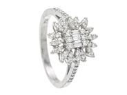 Jewellery - RING, 18K white gold - View 1