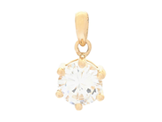 Jewellery, SOLITAIRE PENDANT, 18K gold, in auction: NewYear – Saturday 30 December 2023
