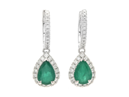 Jewellery - EARRINGS, 18K white gold - View 1