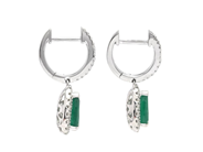 Jewellery - EARRINGS, 18K white gold - View 2