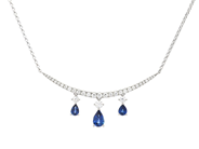 Jewellery - NECKLACE, 18K white gold - View 1