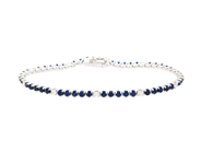 Jewellery - TENNIS BRACELET, 18K white gold - View 1