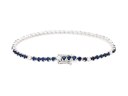 Jewellery - TENNIS BRACELET, 18K white gold - View 2